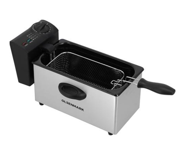 Olsenmark OMDF2469 2000Watts Deep Fryer - Silver and Black - Zoom Image 2