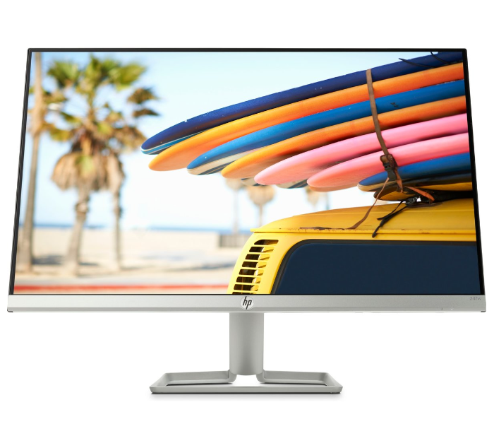 HP 4TB29AS 23.8 Inch FHD Monitor with Audio - Grey - Zoom Image 1