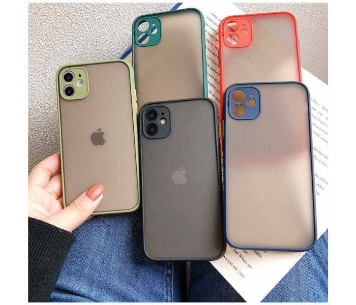 Lab LBTBC004BK Transparent Border Color Fashion Case without Print iPhone X Mobile Case - Black - Zoom Image 4