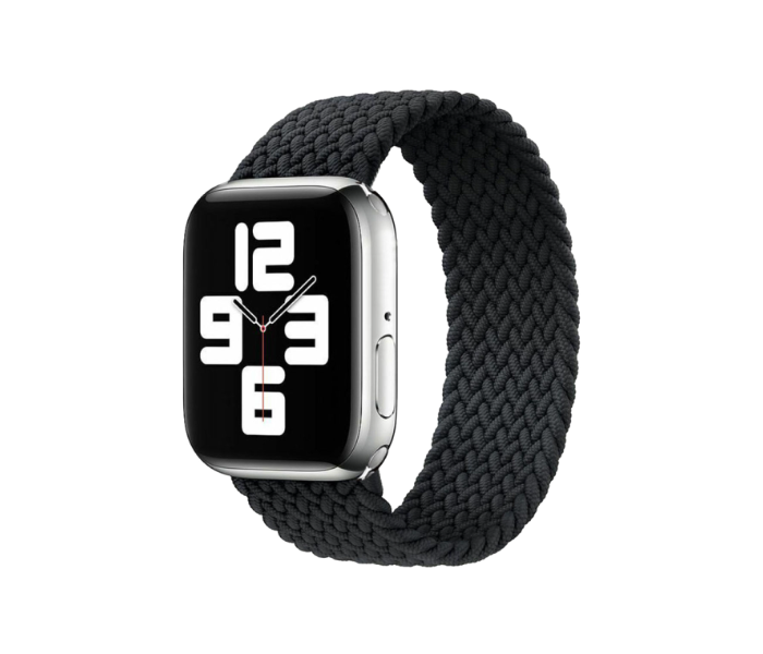 Hyphen HWSABWBKM9640 38 Mm To 40Mm Medium Apple Braided Watch Strap  Black - Zoom Image 1