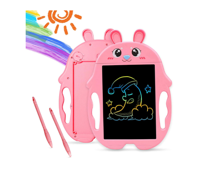 BHT966801 Digital LCD E-Writing Cartoon Rabbit Shape Whiteboard - Pink - Zoom Image 1