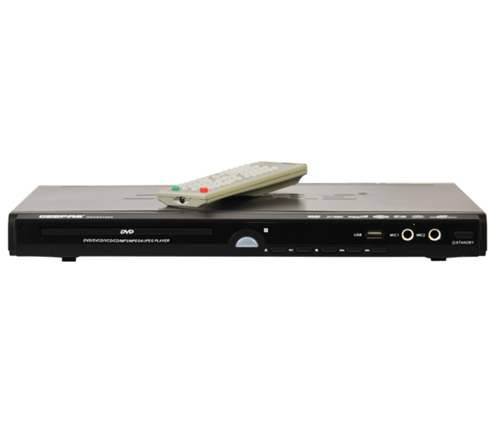 Geepas GDVD2722 15 Watts Dvd Player - Silver and Black - Zoom Image