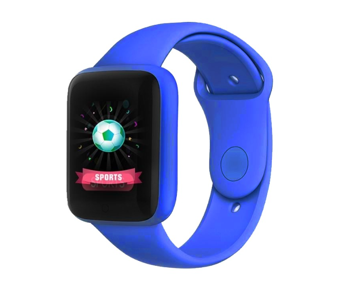 Y68 Heart Rate Monitoring Sports Smart Watch -Dark Blue - Zoom Image