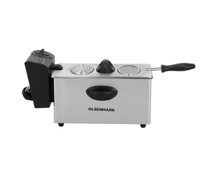 Olsenmark OMDF2469 2000Watts Deep Fryer - Silver and Black - Zoom Image 1