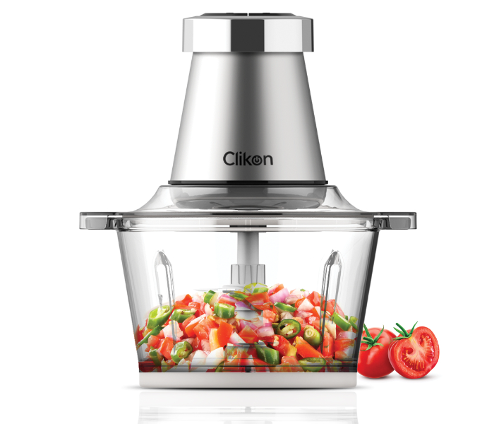 Clikon CK2643 350 Watts Electric Food Chopper - Silver - Zoom Image 1