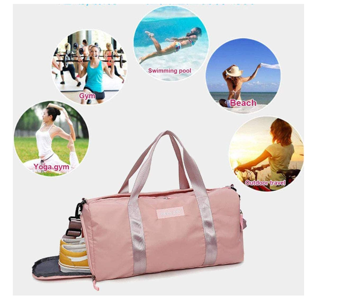 Womens 15.6 Inch Waterproof Travel Bags - Pink - Zoom Image 3