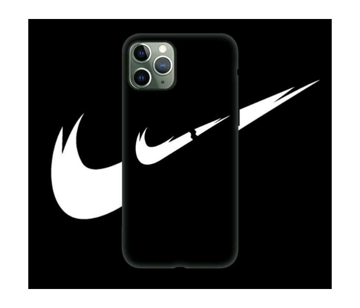 Lab LBNCR005BK Stylish Nike Cut Rubber iPhone X Mobile Case - Black - Zoom Image 1