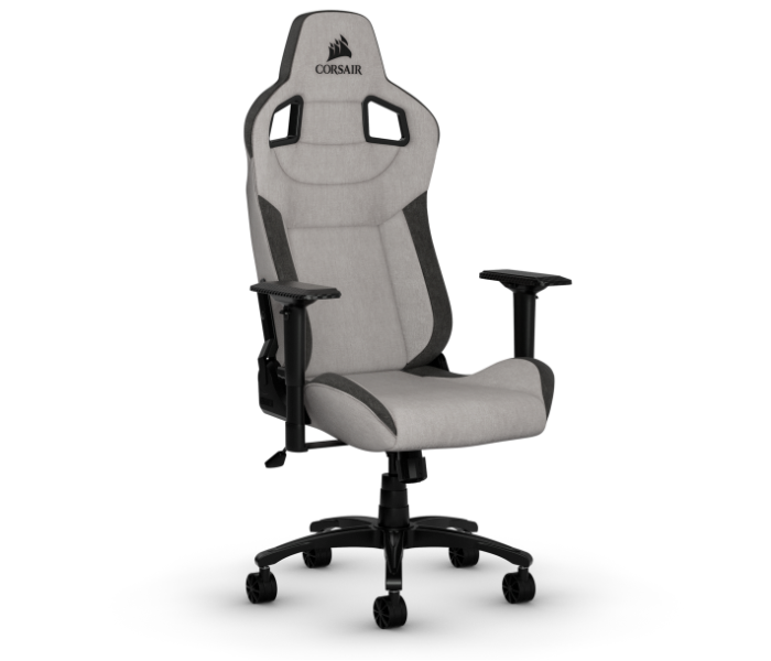 Corsair COR-CHAIR-T3-GRY-CHRCL T3 Rush Gaming Chair - Grey and Charcoal - Zoom Image 3