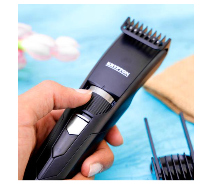 Krypton KNTR5418 Professional Rechargeable Trimmer with Stainless Steel Blade - Balck - Zoom Image 3