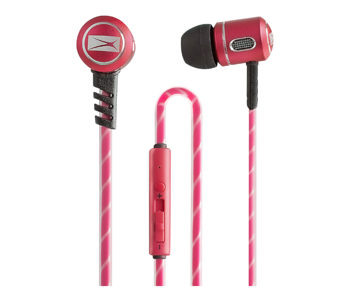 Altec Lansing MZX147-RED In-Ear Metal Earphones - Red - Zoom Image 1