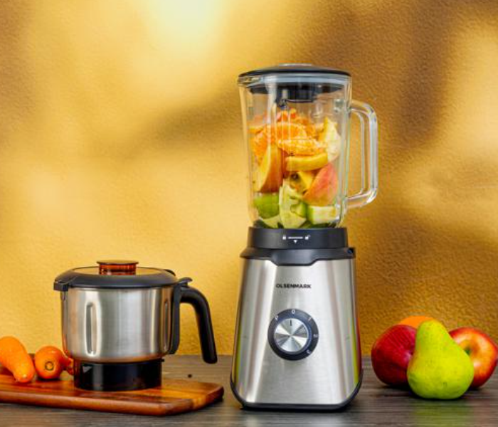 Olsenmark OMSB2470 800Watts 2in1 Premium Blender - Black and Silver - Zoom Image 1