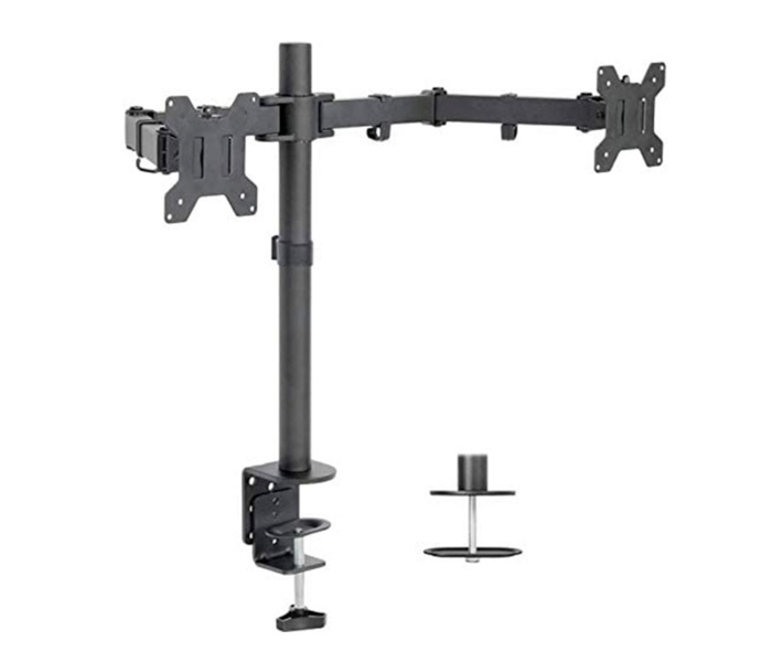 Skill Tech SH-024N Dual Desk Top Mount 13 to 32 Inch Screen - Black - Zoom Image 1