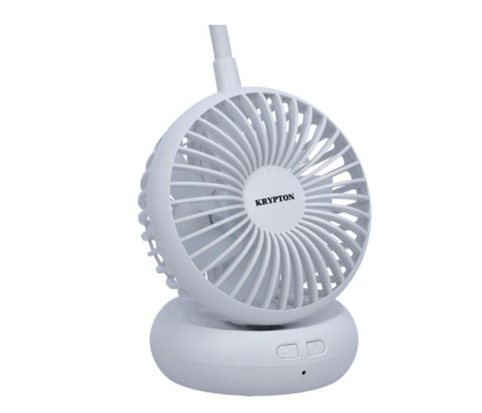 Krypton KNDL5406 Desk Light with Fan with Anti Slip Base - White - Zoom Image 4