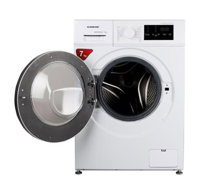 Olsenmark OMFWM5508 Fully Automatic Front Load Washing Machine - White - Zoom Image 2