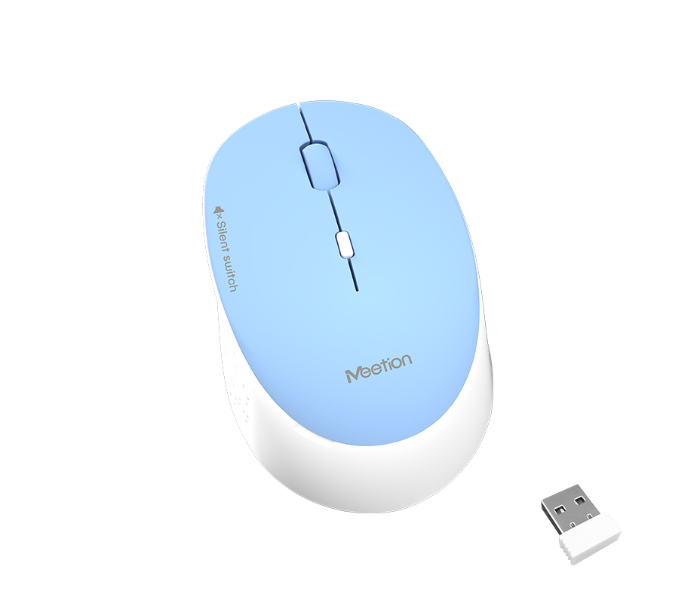 Meetion MT-R570 2.4Ghz Wireless Mouse 4 Buttons 5 Colors Silent Portable And Great For Laptops - Blue - Zoom Image 5