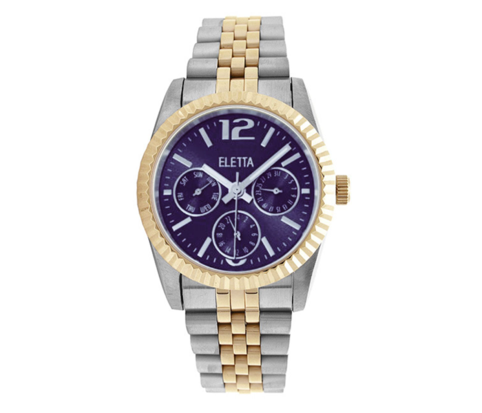 Rio Double Color Strap Couple Watch - Purple - Zoom Image 1