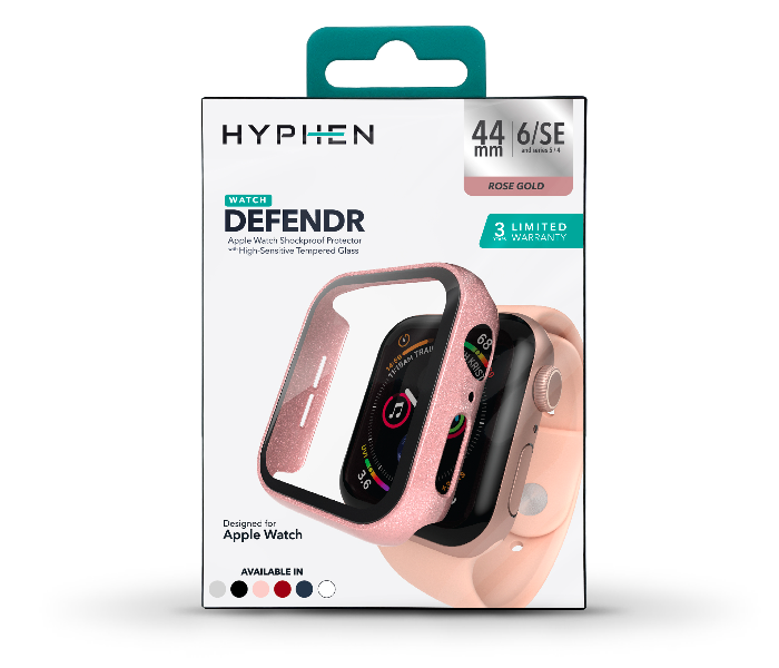 Hyphen HAW-RG448844 44Mm Tempered Glass Apple Watch Protector - Rose Gold - Zoom Image 8