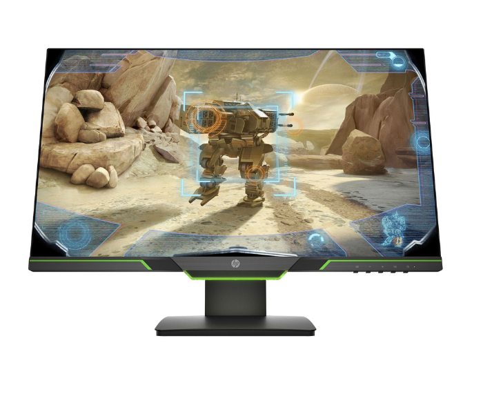 HP 3WL50AS 24.5 Inch Gaming Monitor - Black - Zoom Image 1