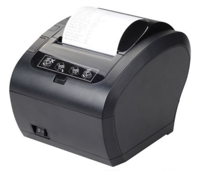 Zywell XP303 USB LAN Thermal Printer for POS Receipt - Black - Zoom Image 1