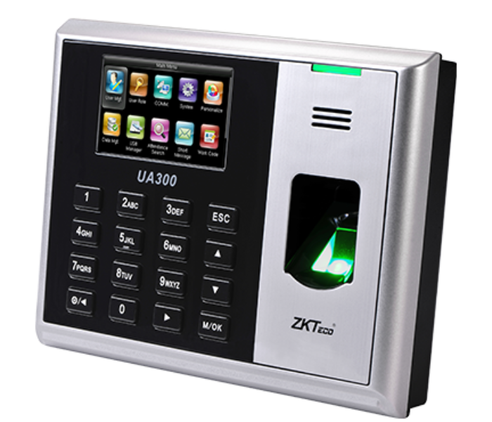 ZKTeco UA300 Fingerprint Attendance Punching Reader Device - Black and Silver - Zoom Image 2