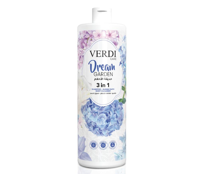 Verdi 800ml Care Dream Garden 3 In 1 Shampoo Bubble Bath Body Cleanser - Zoom Image