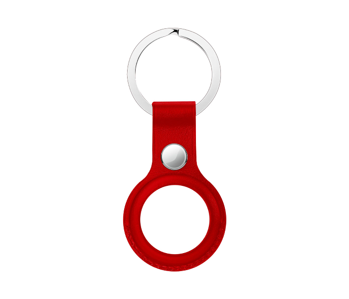 Hyphen HAT-KRLRED5758 Leather Air Tag Key Ring - Red - Zoom Image 2