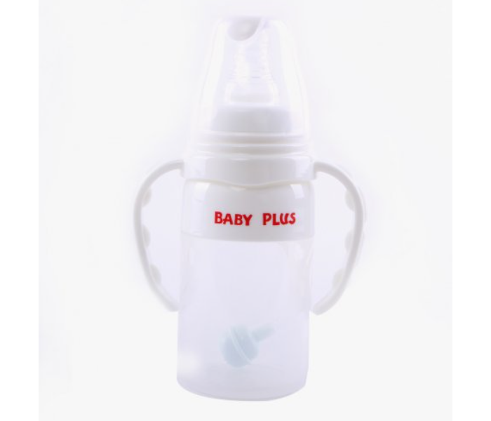 Baby Plus BP6645 110ML Silicone Feeding Bottle with Handle - White - Zoom Image 3