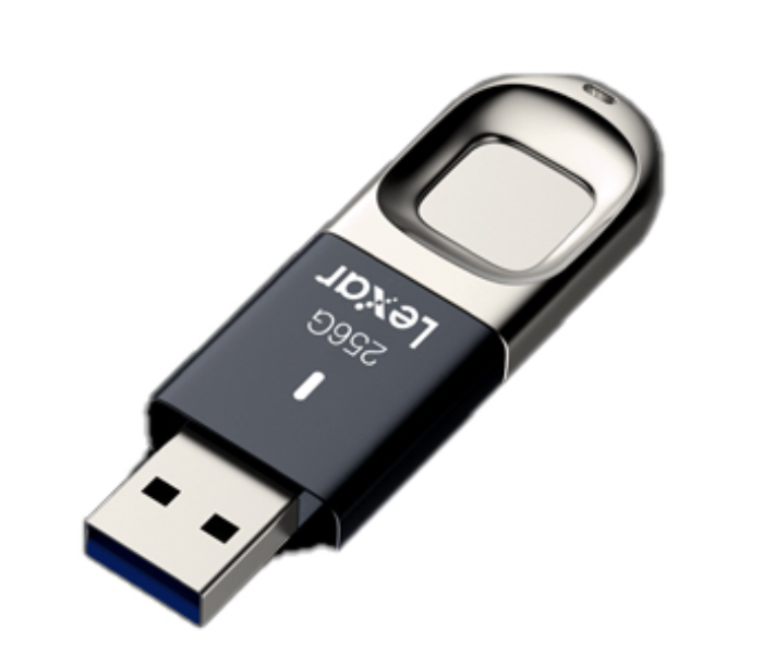 Lexar JumpDrive F35 64GB Flash drive with Fingerprint - Silver - Zoom Image 2