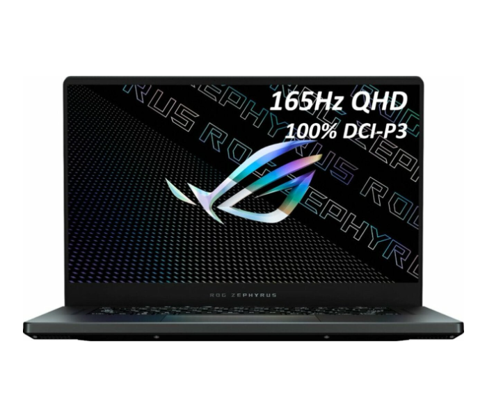 Asus ROG Zephyrus G15 GA503QR Gaming Laptop 15.6 Inch AMD Ryzen 9-5900HS 16GB RAM 1TB SSD 8GB NVIDIA RTX 3070 Graphics Windows 10 Home - Eclipse Grey - Zoom Image 1