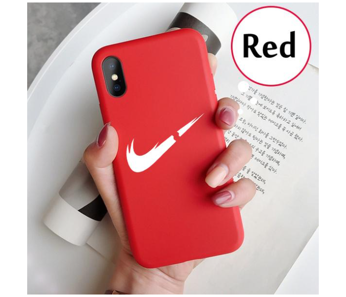 Lab LBNCR005R Stylish Nike Cut Rubber iPhone XR Mobile Case - Red - Zoom Image 4