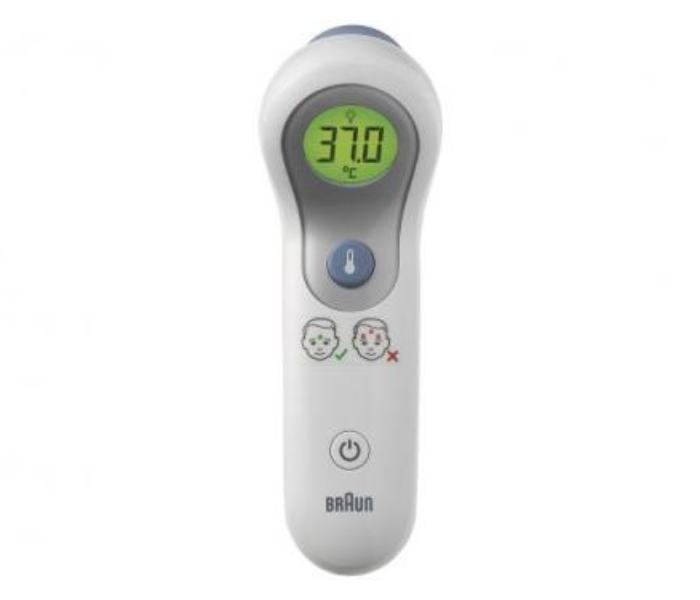 BRAUN Digital Forehead Thermometer With Professional Accuracy And Color Coded Temperature Guidance For Adults Babies Toddlers And Kids - Zoom Image 2