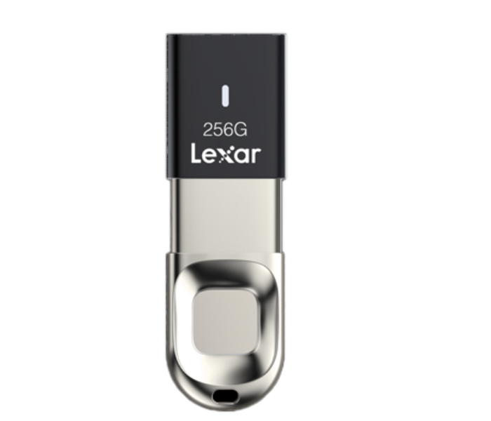 Lexar JumpDrive F35 128GB Flash drive with Fingerprint - Silver - Zoom Image 1