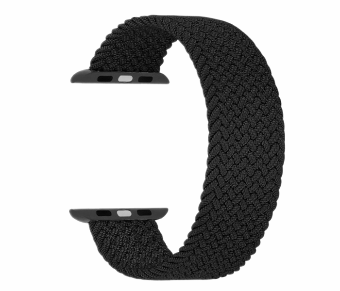 Hyphen HWSABWBKS9336 40 Mm Small Apple Braided Watch Strap Black - Delete  - Zoom Image 2