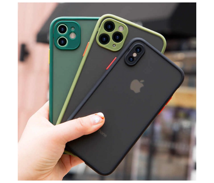 Lab LBTBC004GR Transparent Border Color Fashion Case without Print iPhone XR Mobile Case - Green - Zoom Image 12