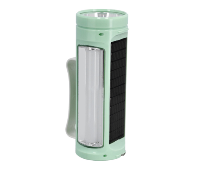 Krypton KNFL5399 Rechargeable Light with Solar Panel - Black And Green - Zoom Image