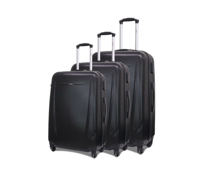 Traveller TR-3304 20 Inch Abs 4 Wheel Traveller Set Trolley - Black - Zoom Image