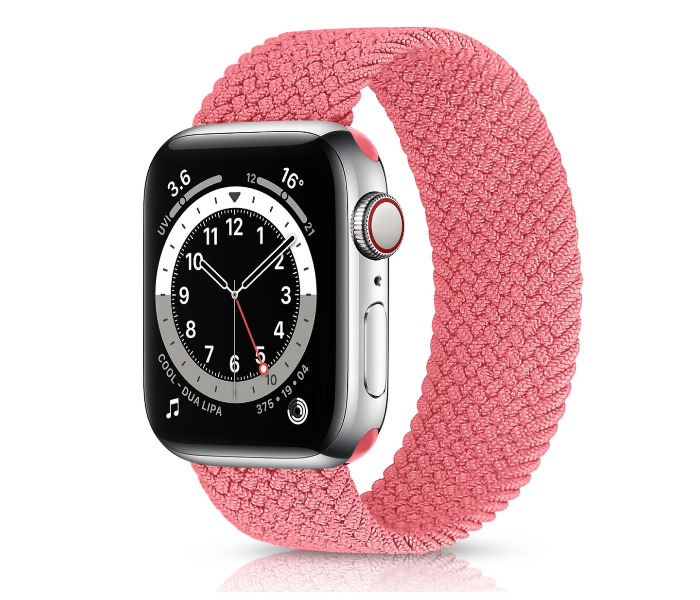 Hyphen HWSABWPKM0776 44 Mm Medium Apple Braided Watch Strap  Pink - Delete - Zoom Image 3