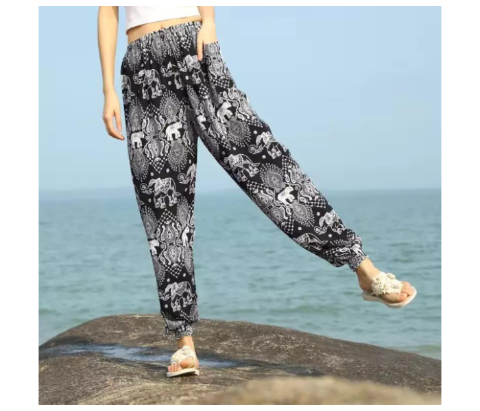 7264 Pack Of 3 Printed Comfortable Palazzo Pants for Women - Zoom Image 5