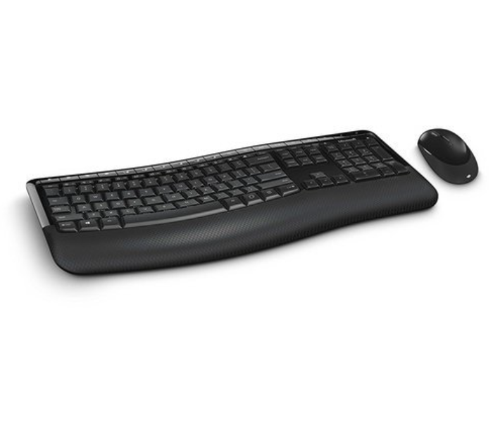 Microsoft PP4-00001 Microsoft Wireless Comfort Desktop 5050 Keyboard and Mouse Combo - Black - Zoom Image 2