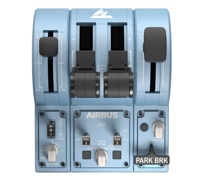 Thrustmaster TM-JSTK-TCA-ADDON TCA Quadrant Add-On Airbus Edition Gaming Accessories - Blue and Black - Zoom Image 5