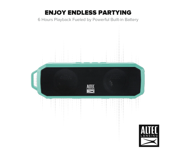 Altec Lansing IMW340N-MINT Fury Wireless Speaker - Mint - Zoom Image 3