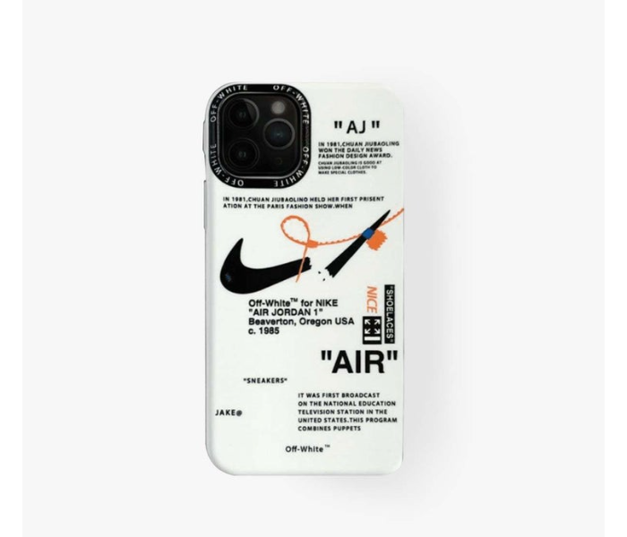 Lab LBNAC011WH Stylish Nike Air Cut iPhone X Mobile Case - White - Zoom Image 2