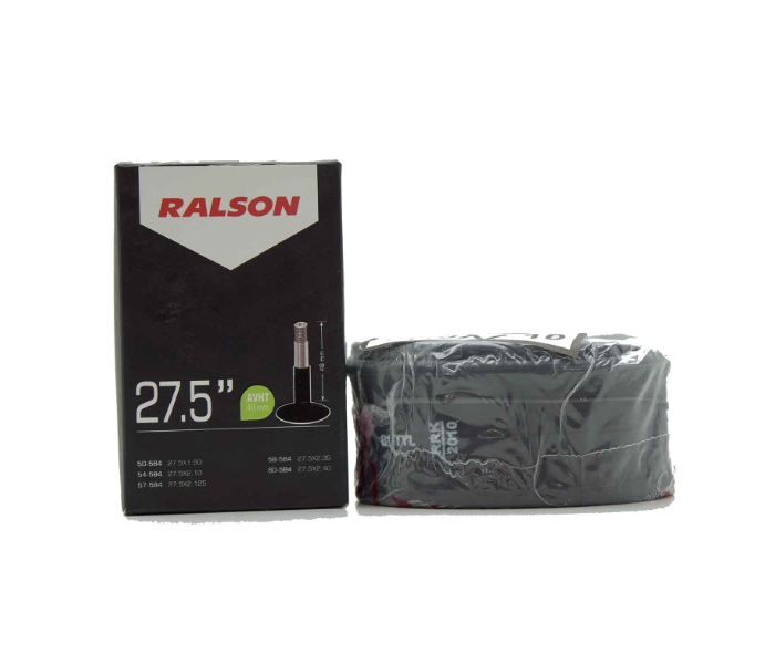 Ralson 27-5-R-6205-48MM 48Mm Auto Valve Butyl Bicycle Tube - Black - Zoom Image