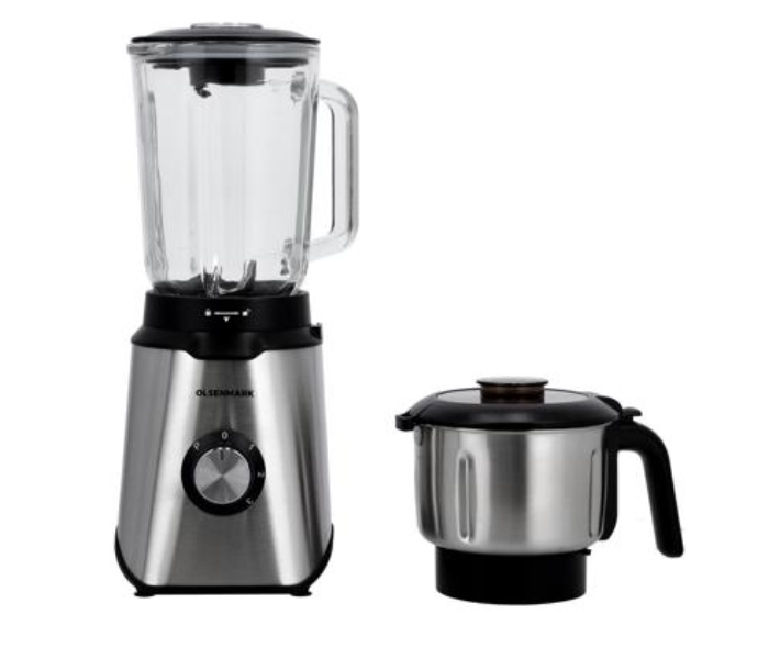 Olsenmark OMSB2470 800Watts 2in1 Premium Blender - Black and Silver - Zoom Image 2