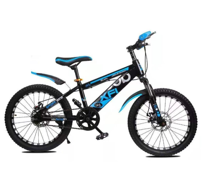 YBJ-501 20 Inch MTB Single Speed Fast Rolling Ride On Mountain Bike with CNC Wheel - Black and Blue - Zoom Image