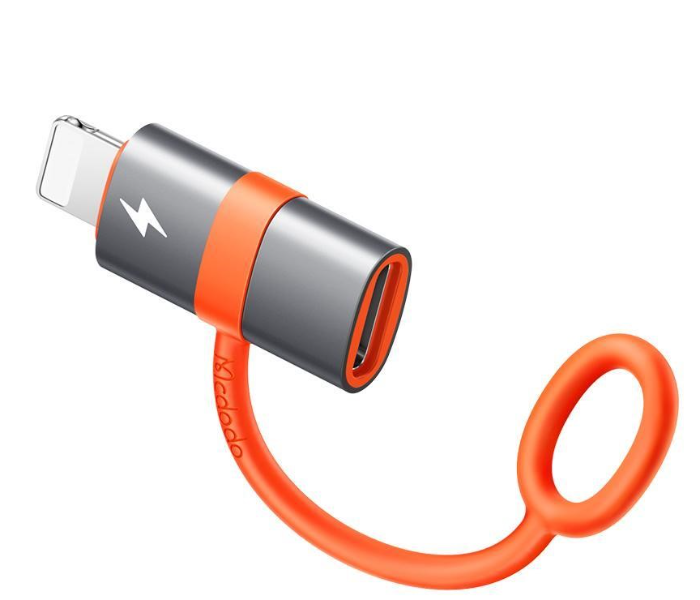 Mcdodo OT-0510 Type-C to Lightning PD 36W Fast Charging Connector - Grey and Orange - Zoom Image