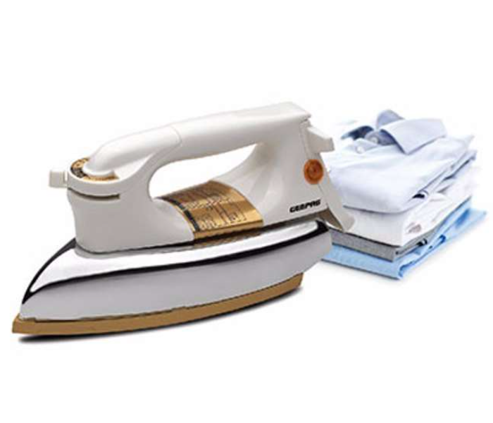 Geepas GDI7790 Heavy Dry Iron - White - Zoom Image