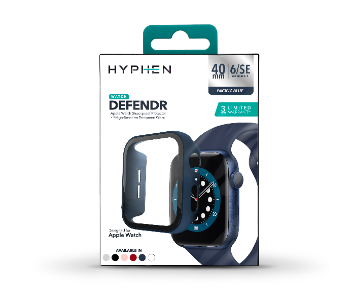 Hyphen HAW-BLU401228 40Mm Tempered Glass Apple Watch Protector - Blue - Zoom Image 10