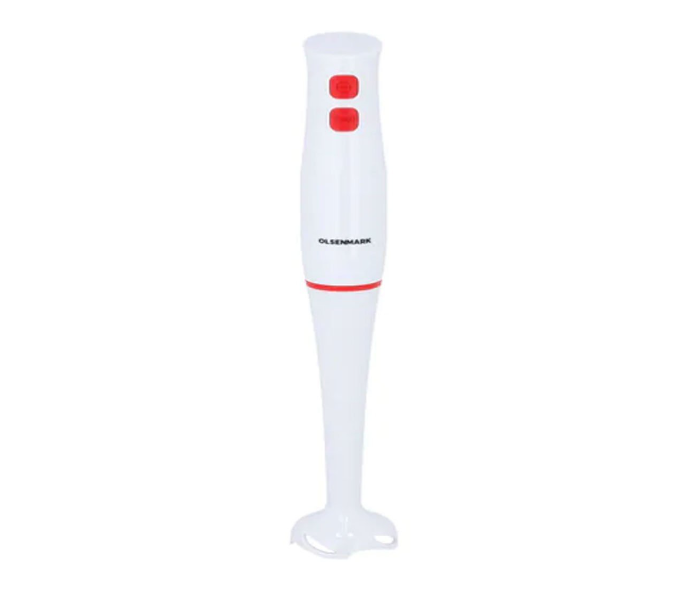 Olsenmark OMHB2474 200W Stick Hand Blender with Stainless Steel Blade - White - Zoom Image 1