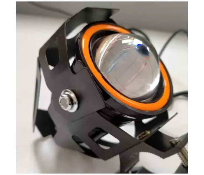 Waterproof High Beam Headlights - Black and Orange - Zoom Image 3